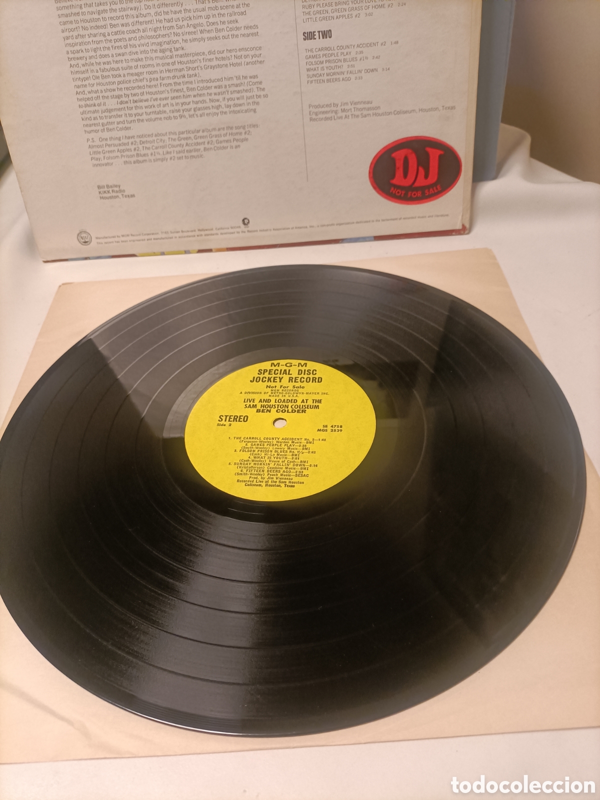 Discos de vinilo: Disco a&ntilde;os 70 USA,Ben Colder - Foto 7