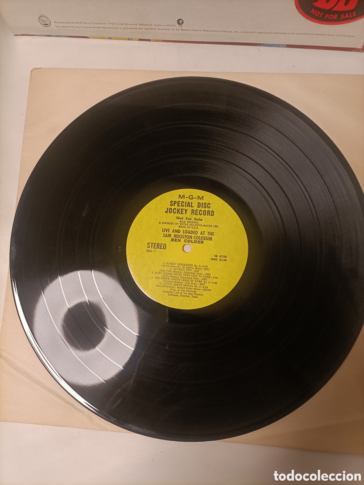 Discos de vinilo: Disco a&ntilde;os 70 USA,Ben Colder - Foto 9