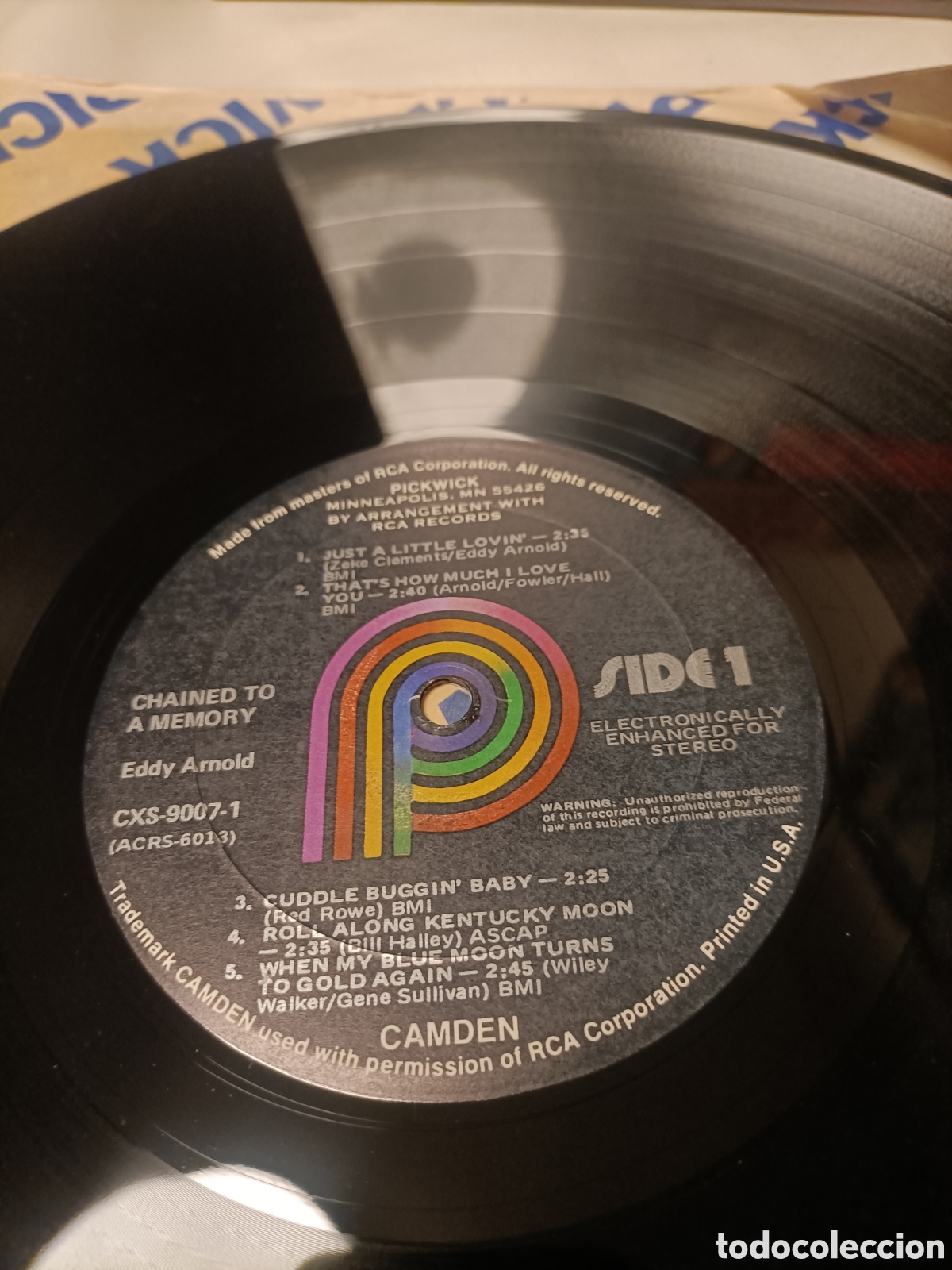 Discos de vinilo: Doble Vinilo 1972 USA, Eddy Arnold - Foto 4