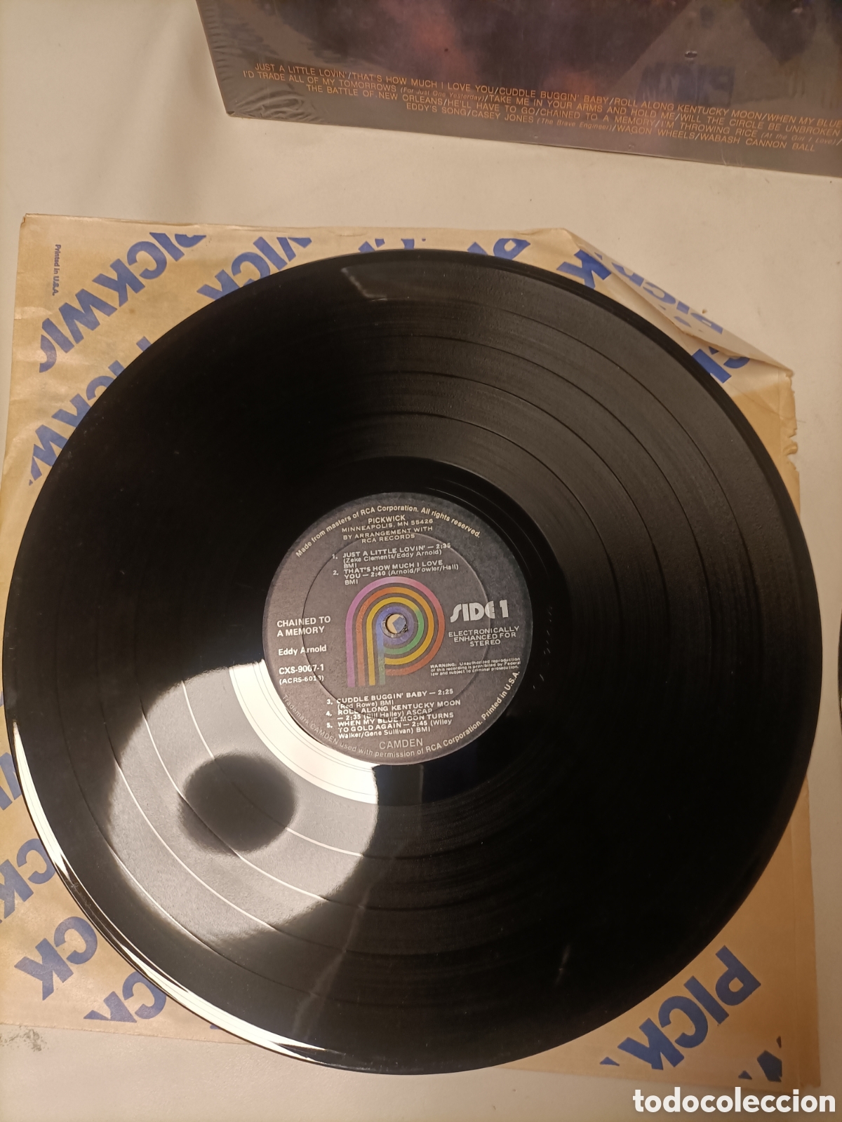 Discos de vinilo: Doble Vinilo 1972 USA, Eddy Arnold - Foto 5