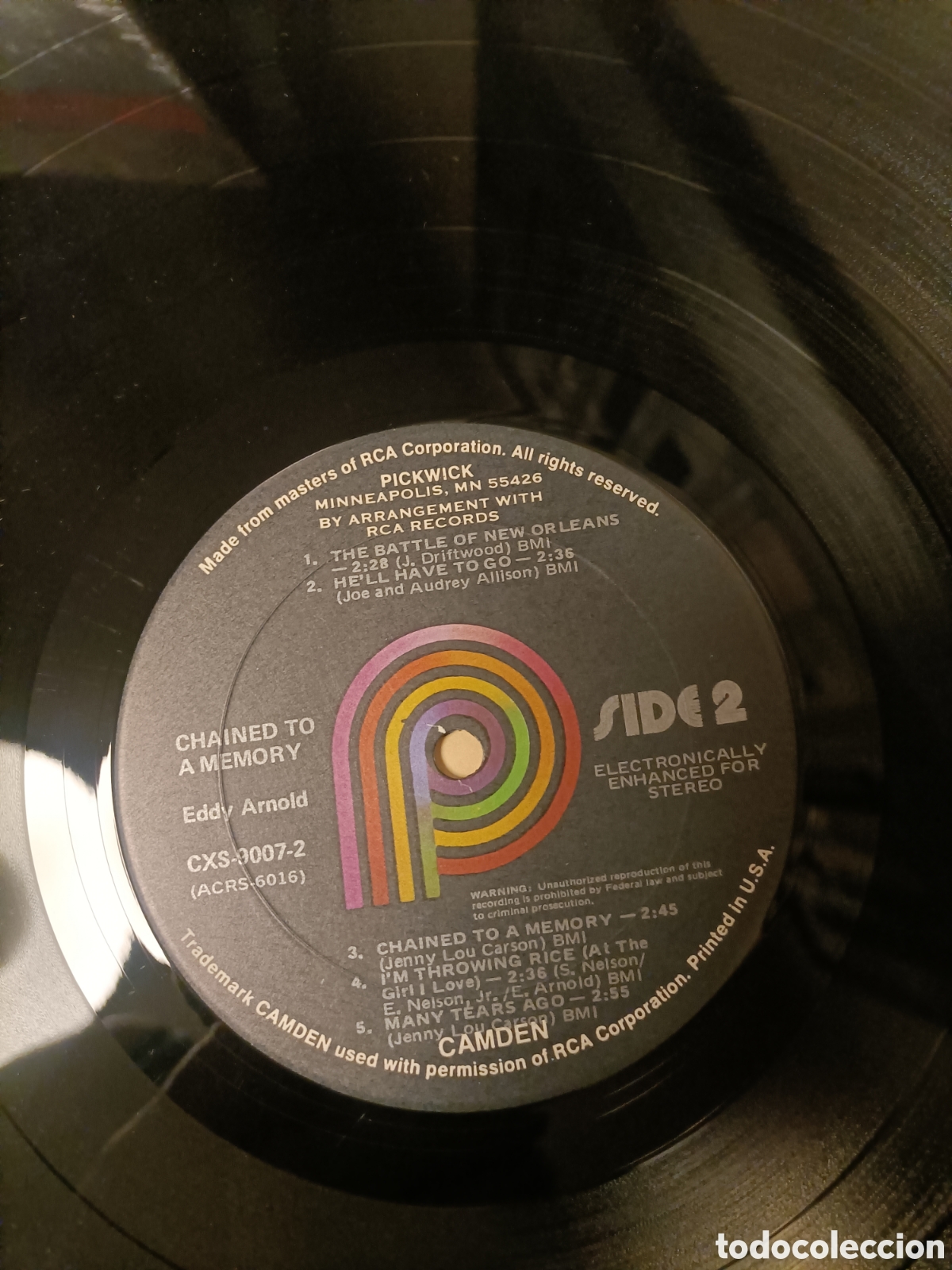 Discos de vinilo: Doble Vinilo 1972 USA, Eddy Arnold - Foto 6