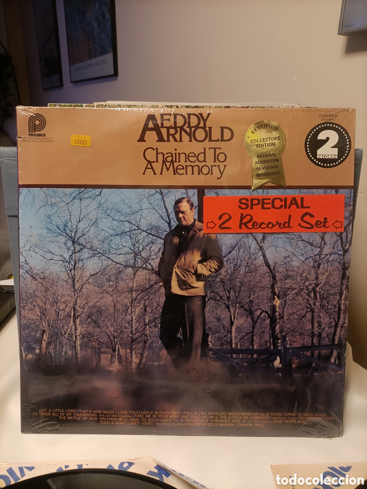 Discos de vinilo: Doble Vinilo 1972 USA, Eddy Arnold - Foto 1