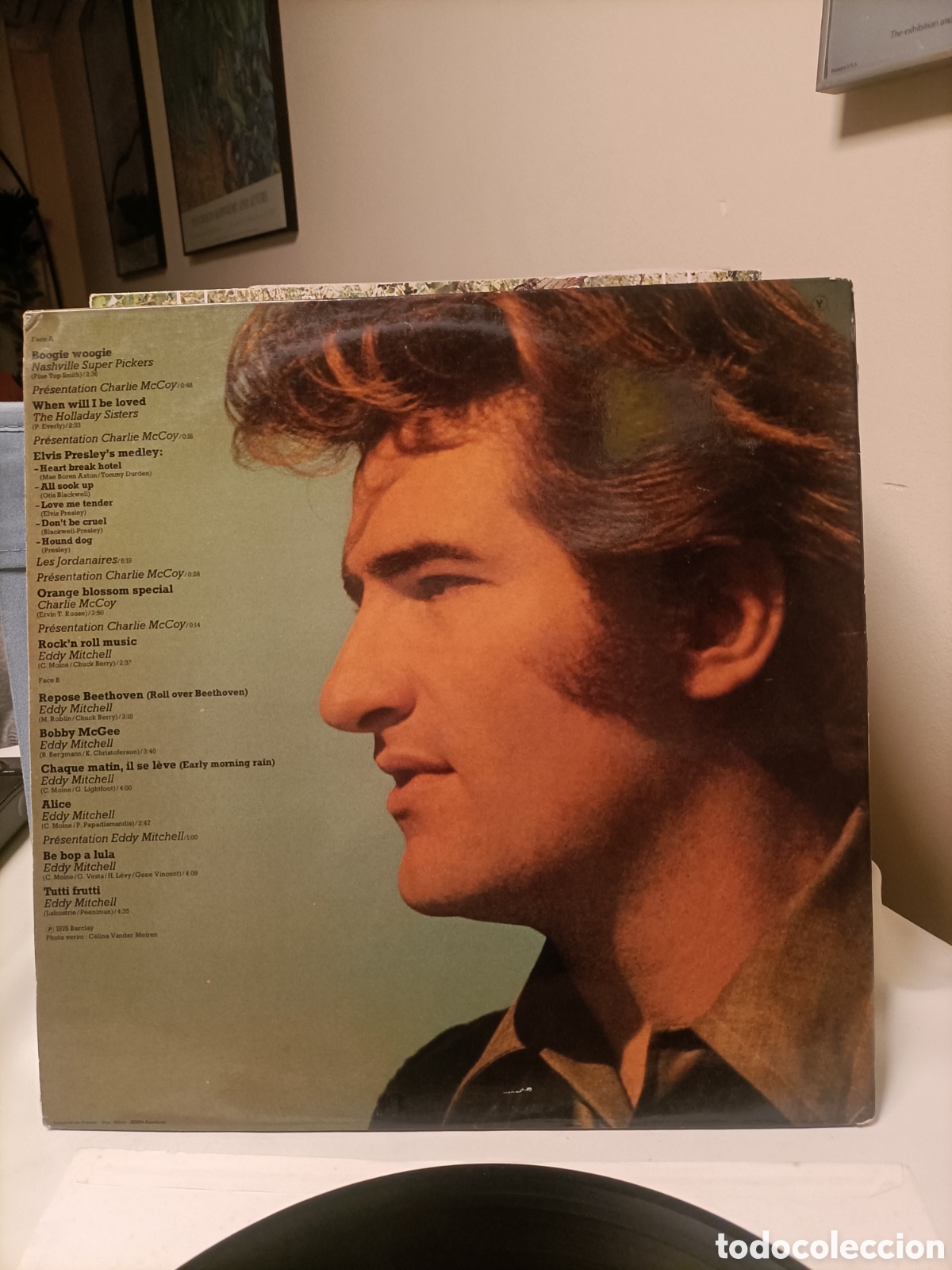 Discos de vinilo: Vinilo 1975, Eddy Mitchell,Olimpia - Foto 3