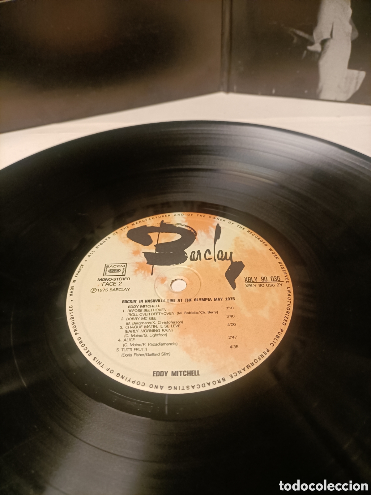 Discos de vinilo: Vinilo 1975, Eddy Mitchell,Olimpia - Foto 6