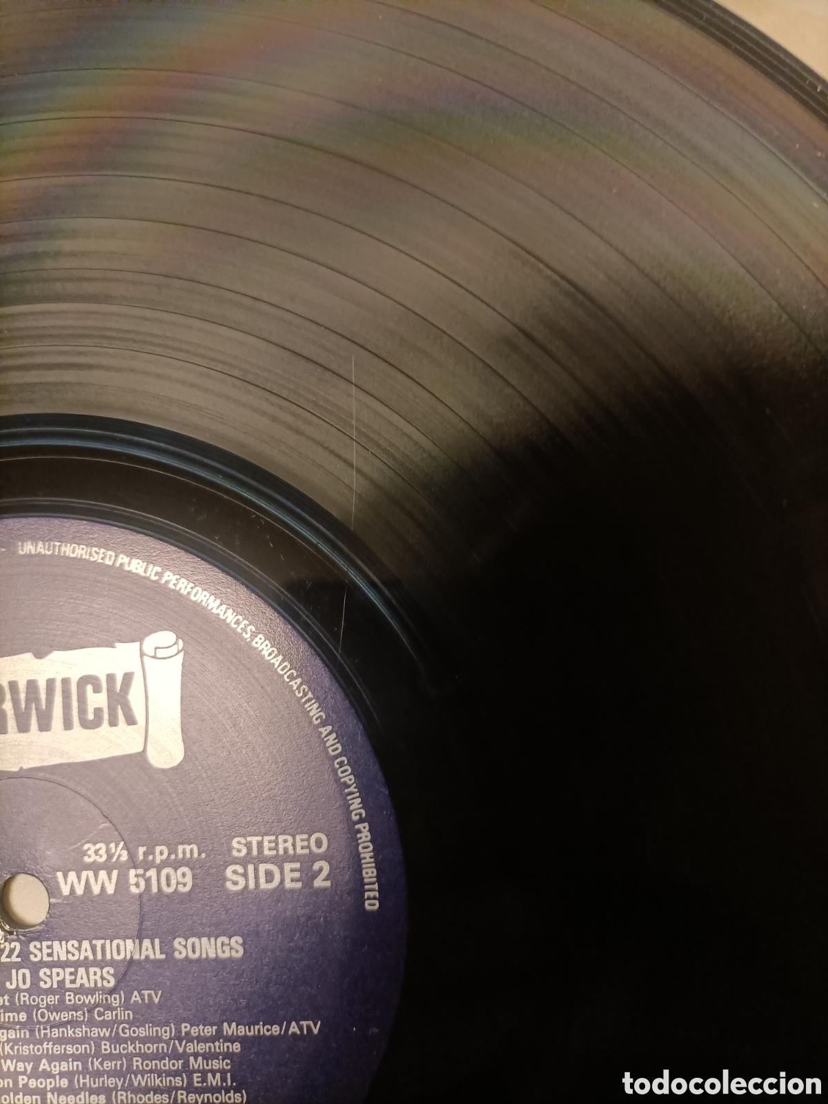 Discos de vinilo: Disco 1981 UK, Billie Jo Spears - Foto 10