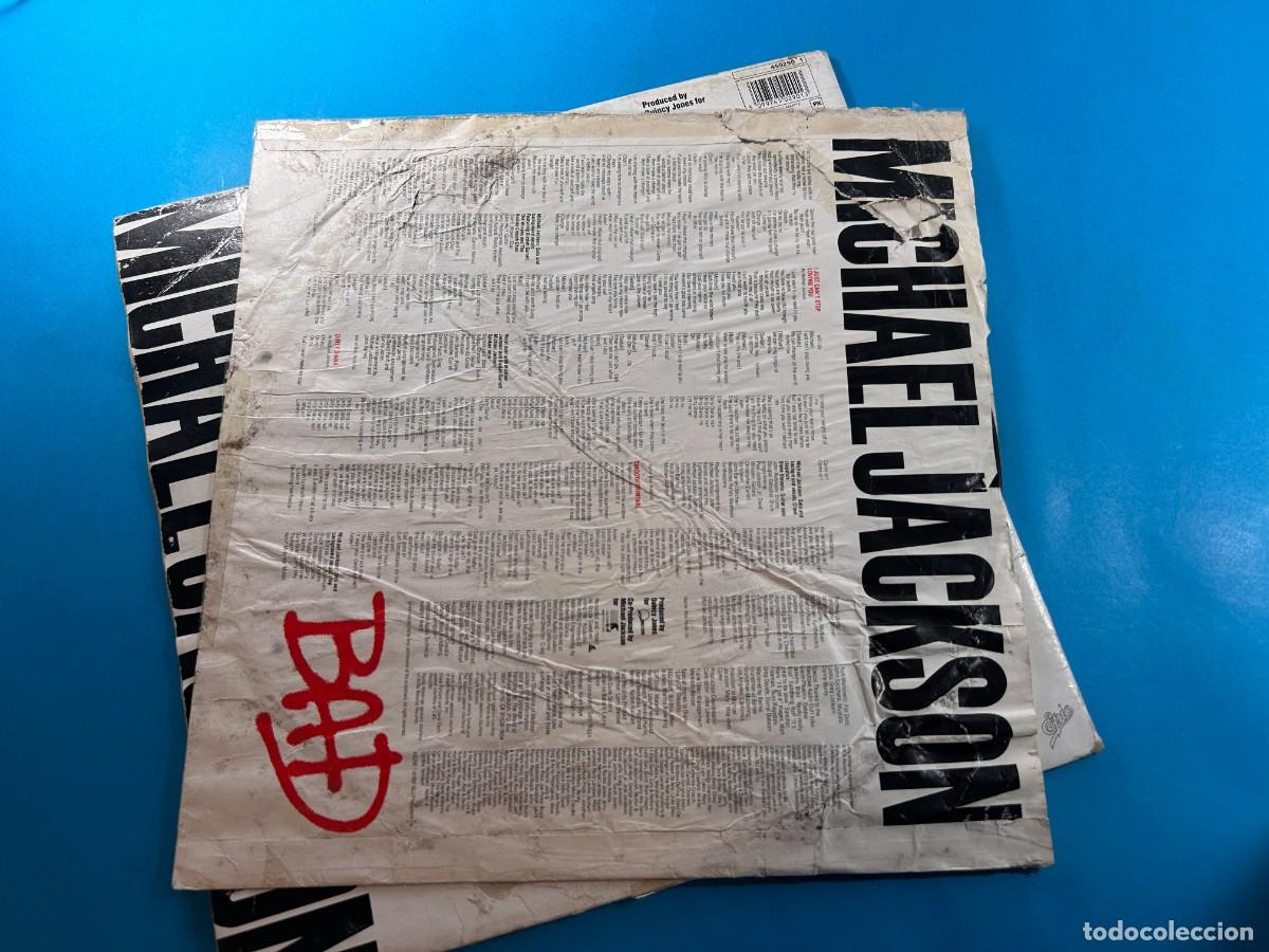 Discos de vinilo: MICHAEL JACKSON - BAD - LP 1987 ENGLAND GATEFOLD - Foto 6