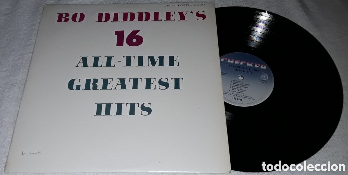 Discos de vinilo: LP- BOB DIDDLEY - BOB DIDDLEY'S 16 ALL TIME GREATEST HITS - MADE IN USA