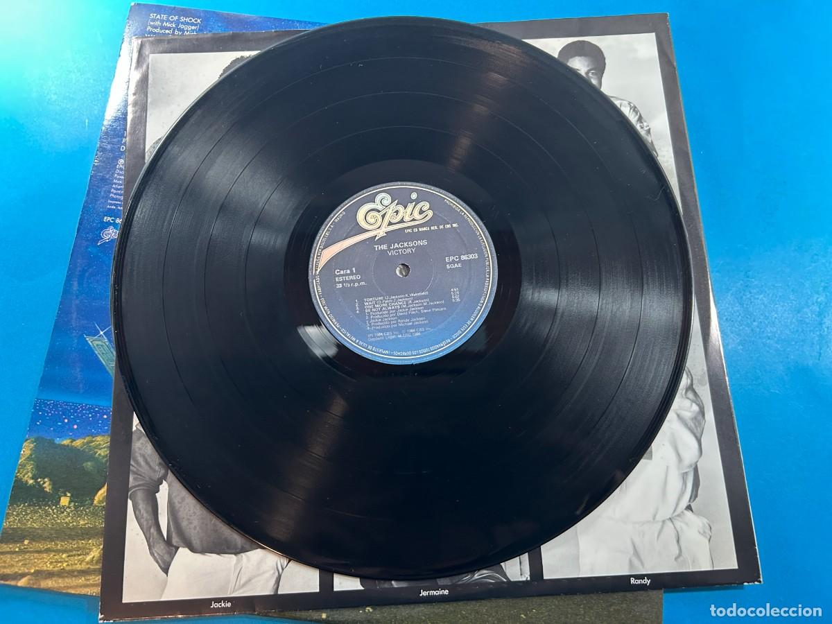 Discos de vinilo: THE JACKSON FIVE CON MICHAEL JACKSON - VICTORY - LP 1984 SPAIN GATEFOLD - Foto 4