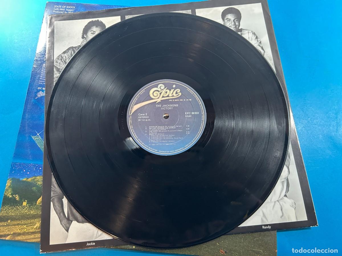 Discos de vinilo: THE JACKSON FIVE CON MICHAEL JACKSON - VICTORY - LP 1984 SPAIN GATEFOLD - Foto 5
