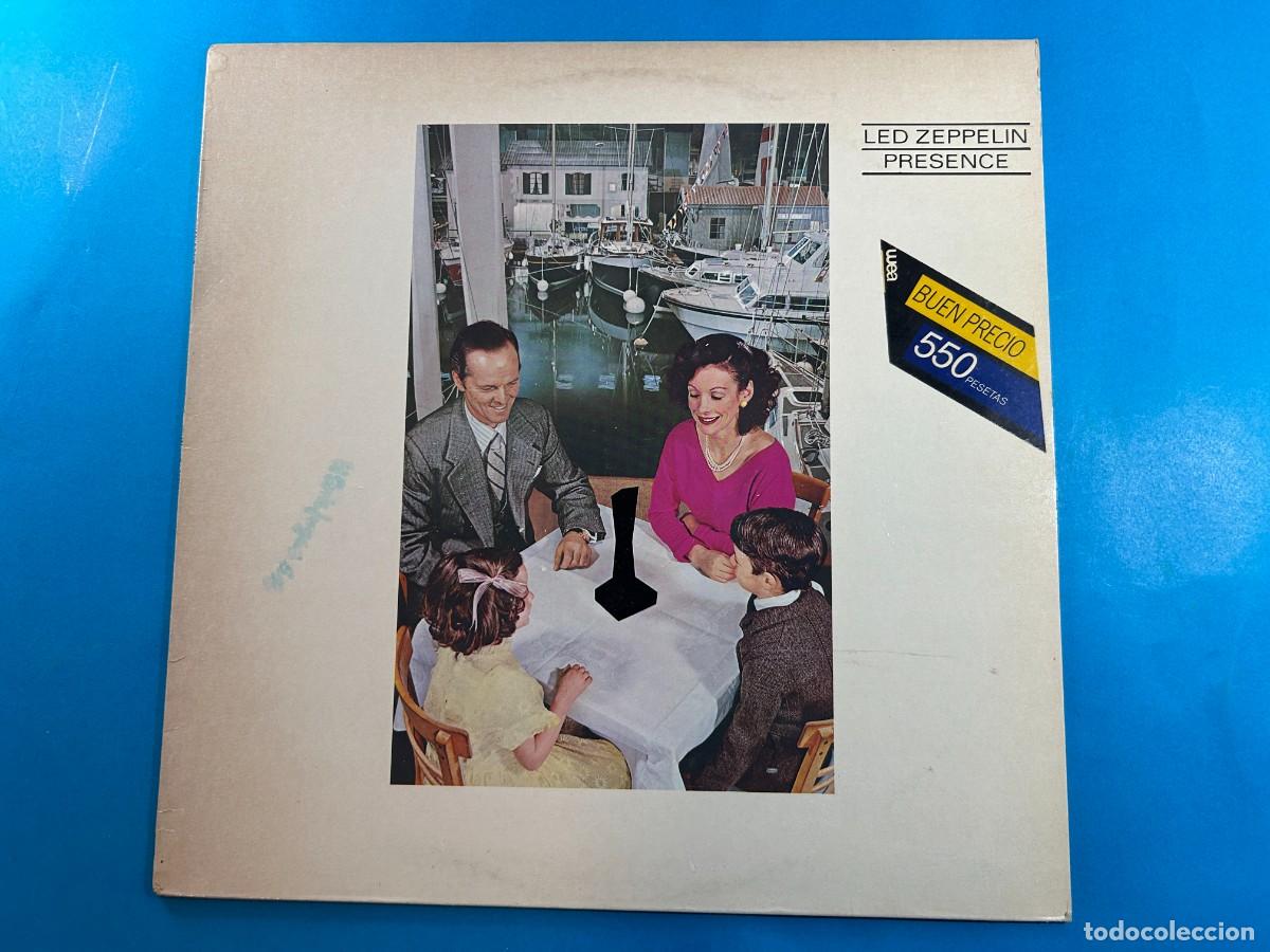 Discos de vinilo: LED ZEPPELIN - PRESENCE - LP 1978 SPAIN - Foto 1