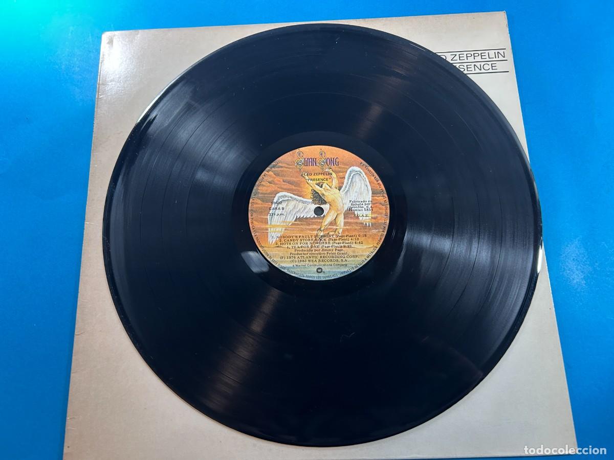 Discos de vinilo: LED ZEPPELIN - PRESENCE - LP 1978 SPAIN - Foto 3