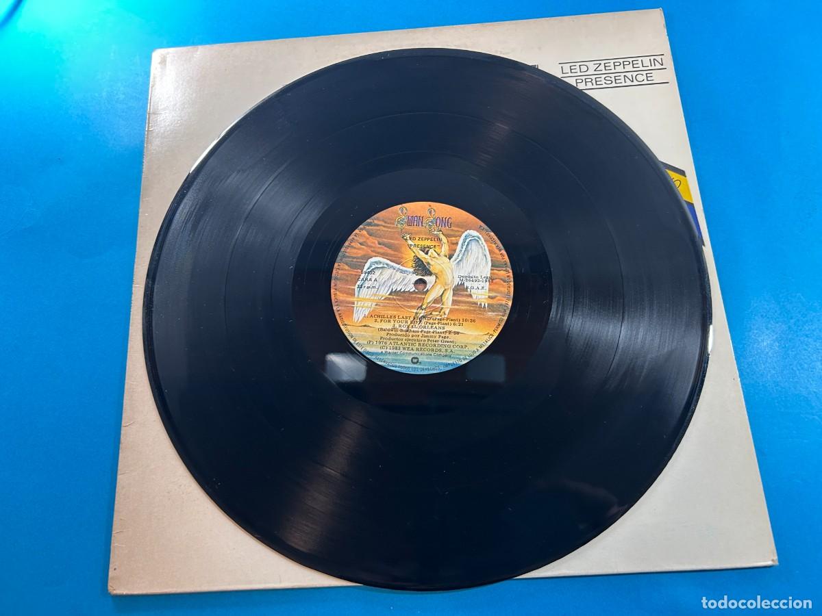 Discos de vinilo: LED ZEPPELIN - PRESENCE - LP 1978 SPAIN - Foto 4