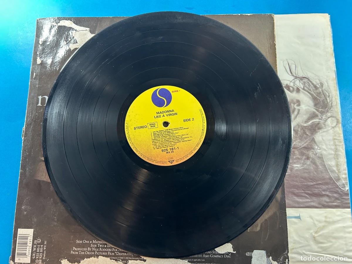 Discos de vinilo: MADONNA - LIKE A VIRGIN - LP 1984 UK - Foto 3