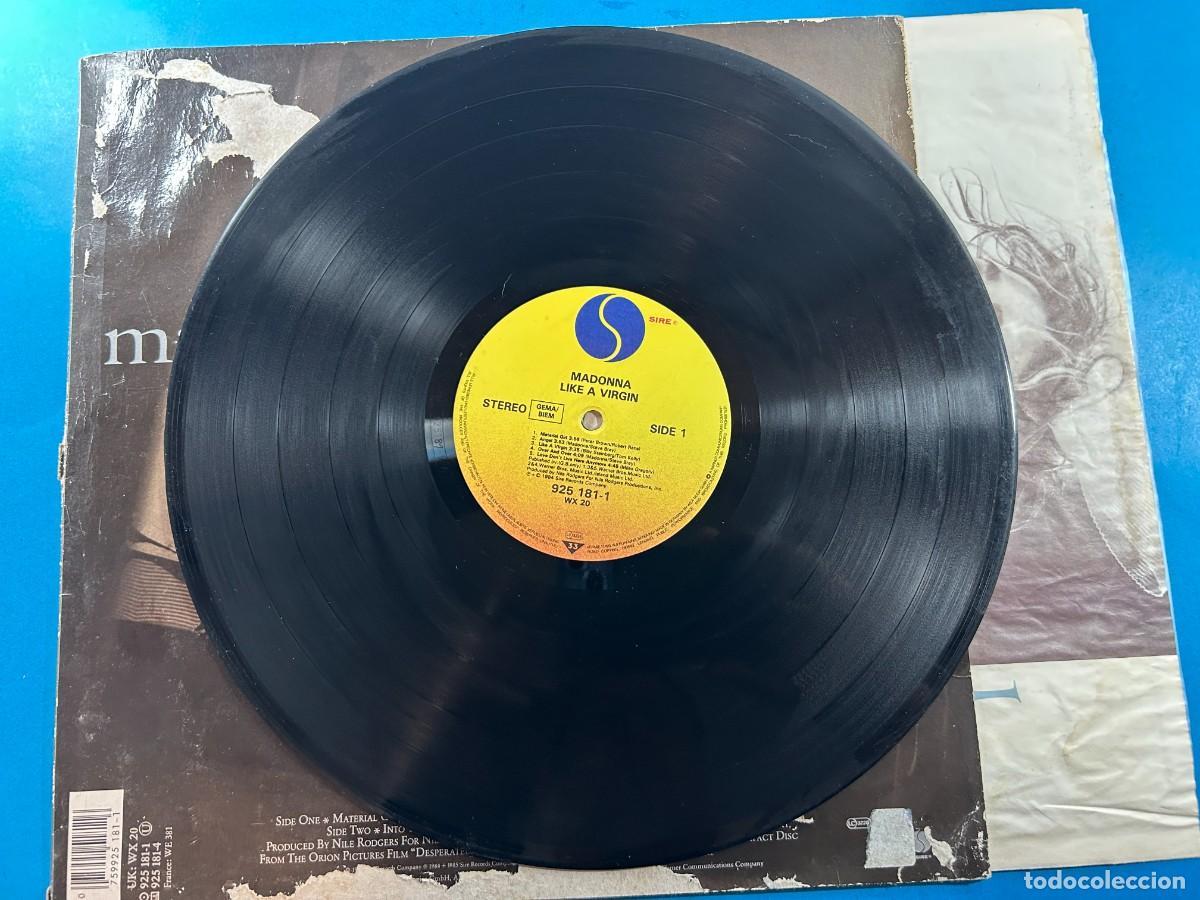 Discos de vinilo: MADONNA - LIKE A VIRGIN - LP 1984 UK - Foto 4
