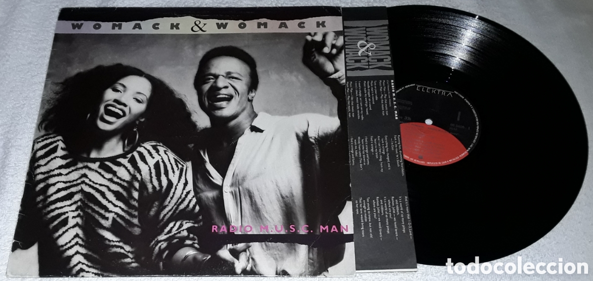 Discos de vinilo: LP - WOMACK AND WOMACK - RADIO M.U.S.C. MAN - EDICI&Oacute;N PROMOCIONAL