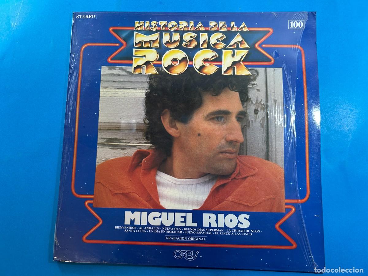 Discos de vinilo: MIGUEL RIOS - HISTORIA DE LA MUSICA ROCK - LP 1983 SPAIN