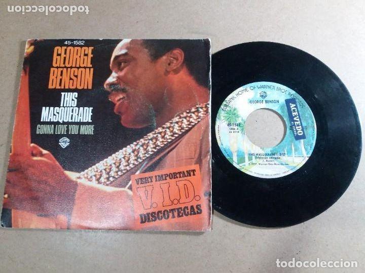 Discos de vinilo: GEORGE BENSON / THIS MASQUERADE / SINGLE 7 PULGADAS - Foto 1