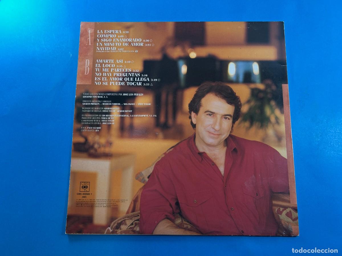 Discos de vinilo: JOSE LUIS PERALES - LA ESPERA - LP 1988 SPAIN - Foto 2