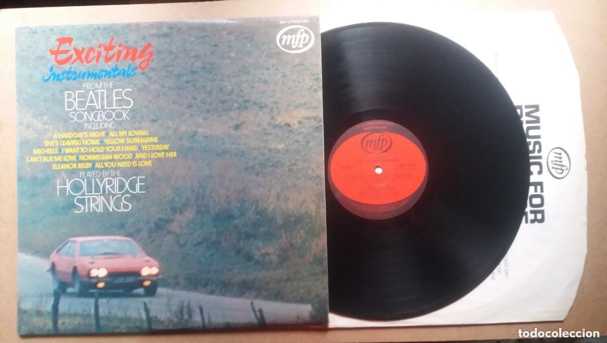 Discos de vinilo: The Hollyridge Strings / Exciting Instrumentals / The Beatles Song Book / LP [made in England]