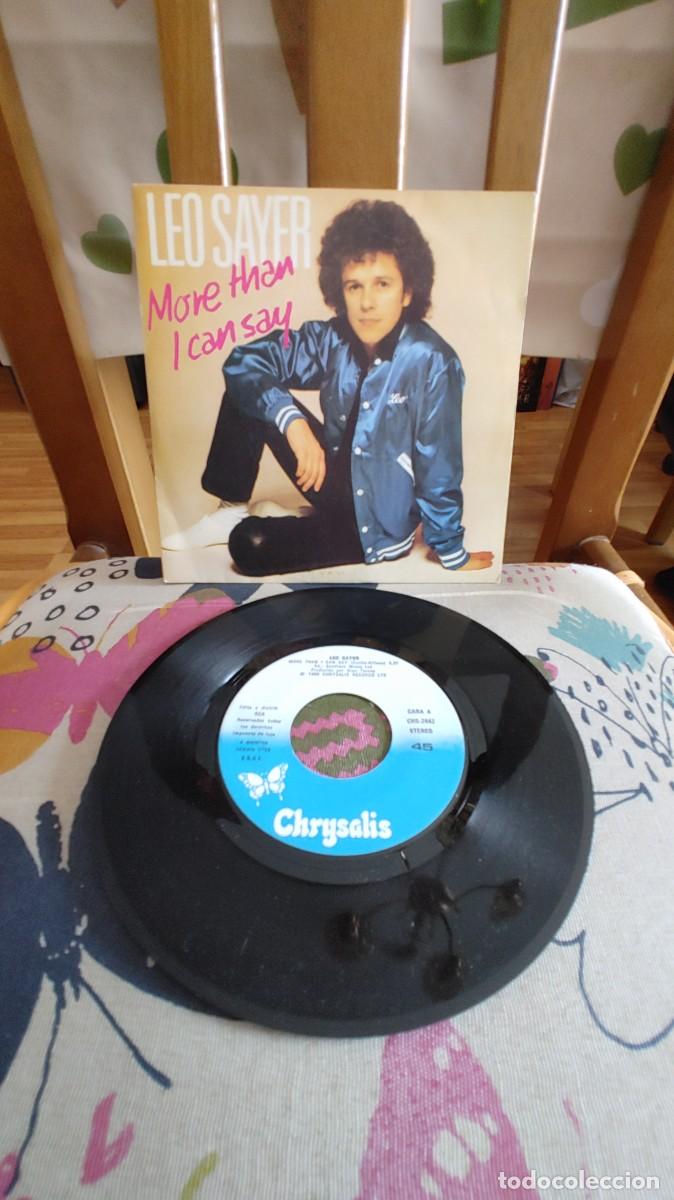 Discos de vinilo: LEO SAYER-SINGLE MORE THAN I CAN SAY