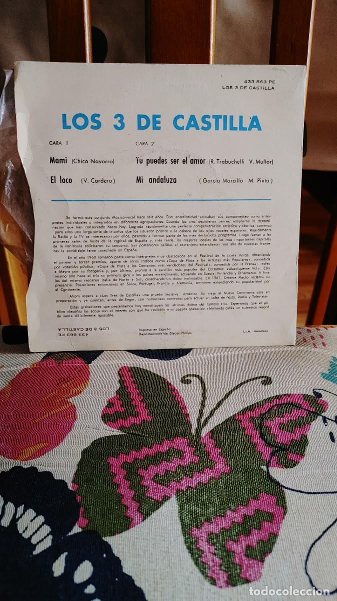 Discos de vinilo: LOS 3 DE CASTILLA-EP MAMI +3 - Foto 2