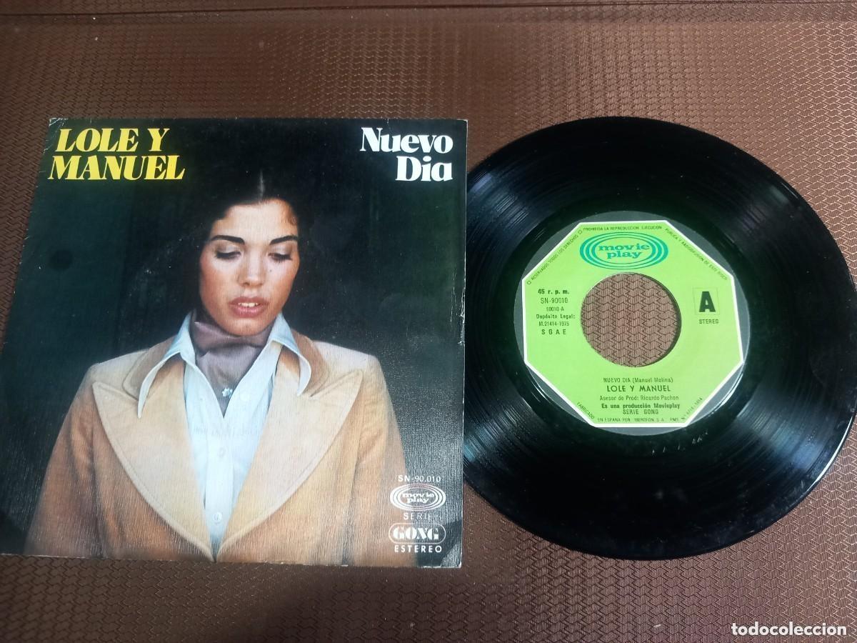 Discos de vinilo: LOLE Y MANUEL / NUEVO DIA / SINGLE 7&rdquo; - Foto 1