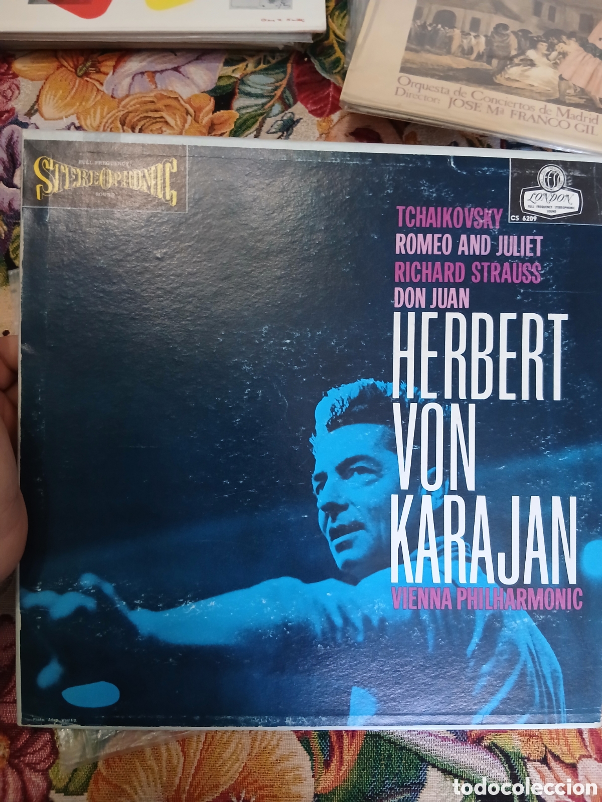 Disques de vinyle: Disco Lp Vinilo Herbert Von Karajan AUTOGRAFIADO