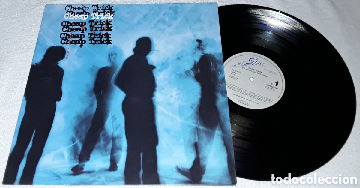 Discos de vinilo: LP - CHEAP TRICK - STANDING ON THE EDGE - EDICI&Oacute;N PROMOCIONAL