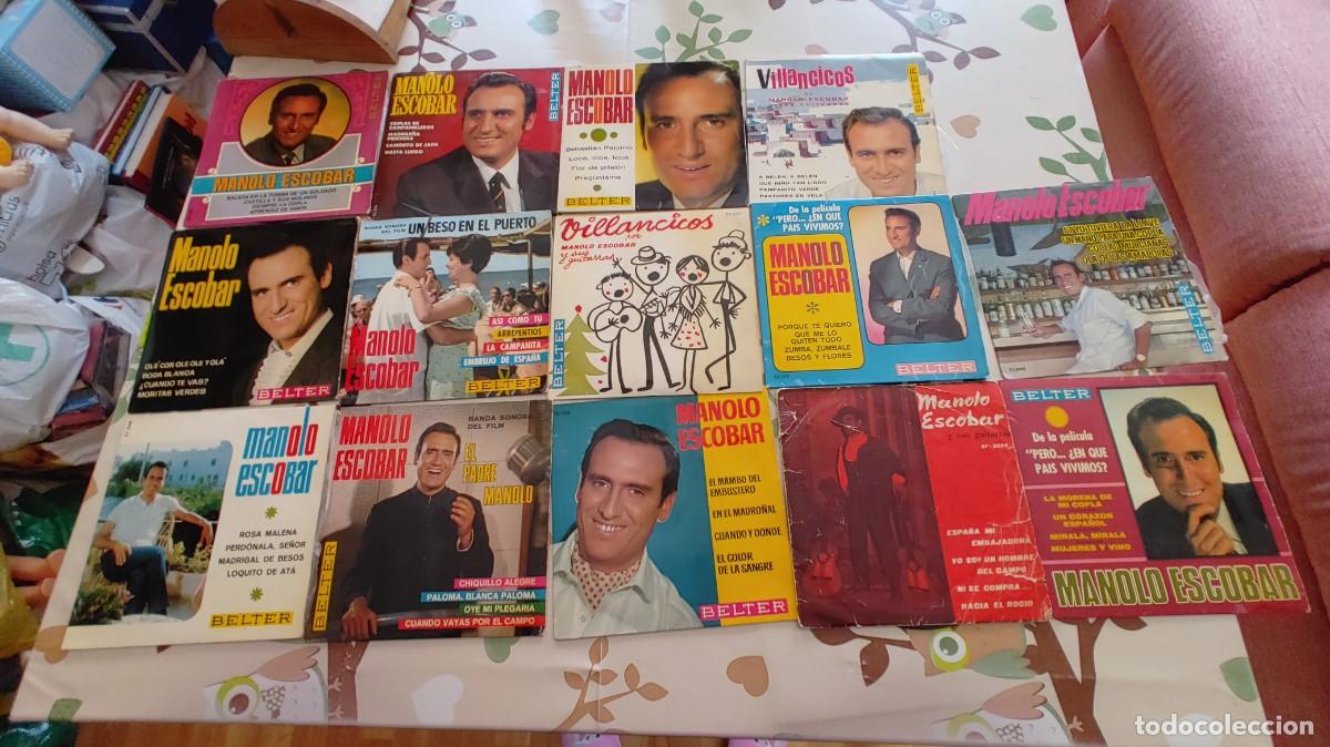 Discos de vinilo: MANOLO ESCOBAR-LOTE DE 14 EPS