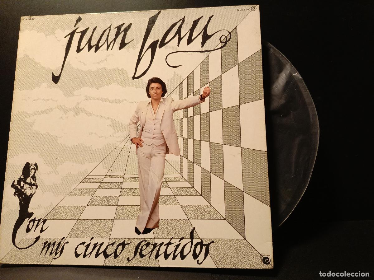 Discos de vinilo: JUAN BAU / Con mis cinco sentidos (LP ZAFIRO de 1978) GATEFOLD PROMO EXC ESTADO PEPETO