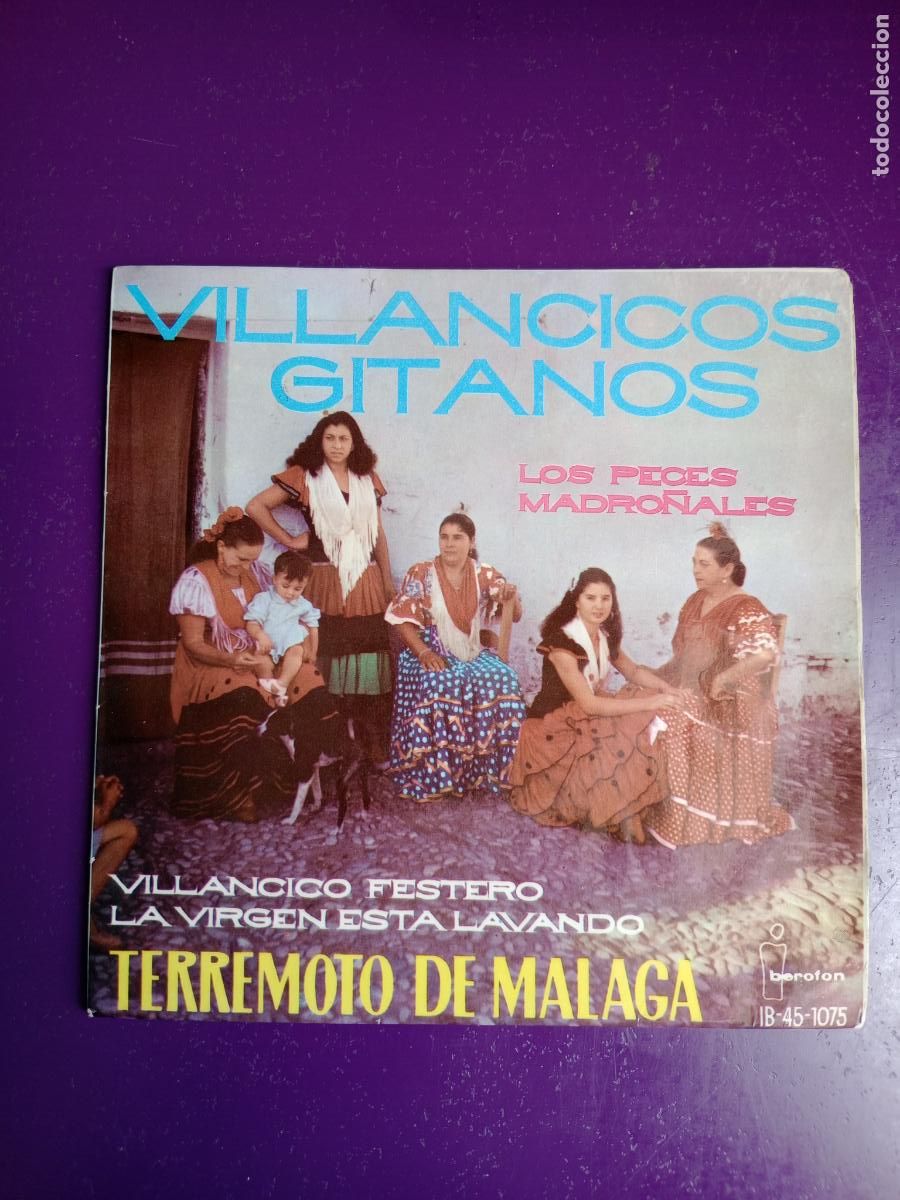 Discos de vinilo: TERREMOTO DE MALAGA - EP IBEROFON 1961 - VILLANCICOS - LOS PECES +3 RUMBA FLAMENCA