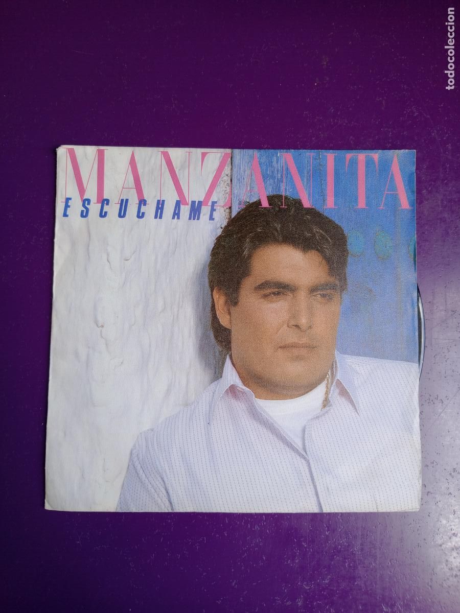Discos de vinilo: Manzanita &ndash; Escuchame - Sg CBS 1985 PROMO - MUY POCO USO EN VINILO - GIPSY ROCK -