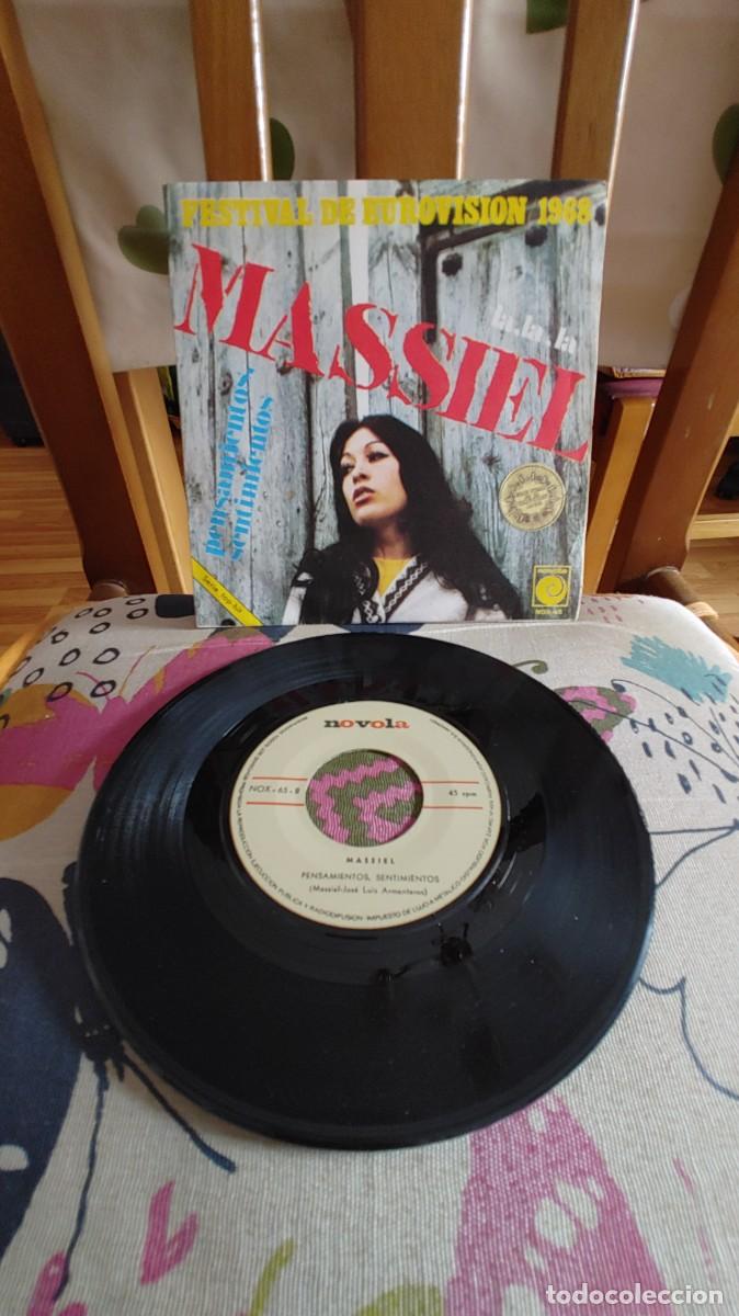 Discos de vinilo: MASSIEL-SINGLE LA LA LA-NUEVO