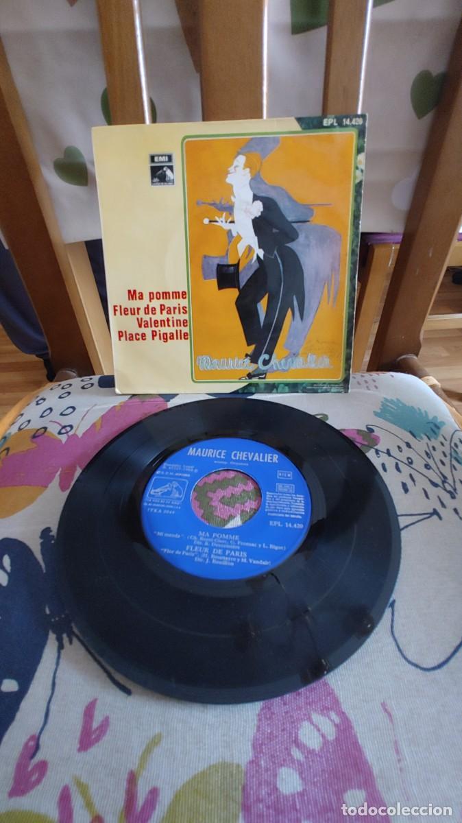Discos de vinilo: MAURICE CHEVAIER-EP MA POMME +3 - Foto 1