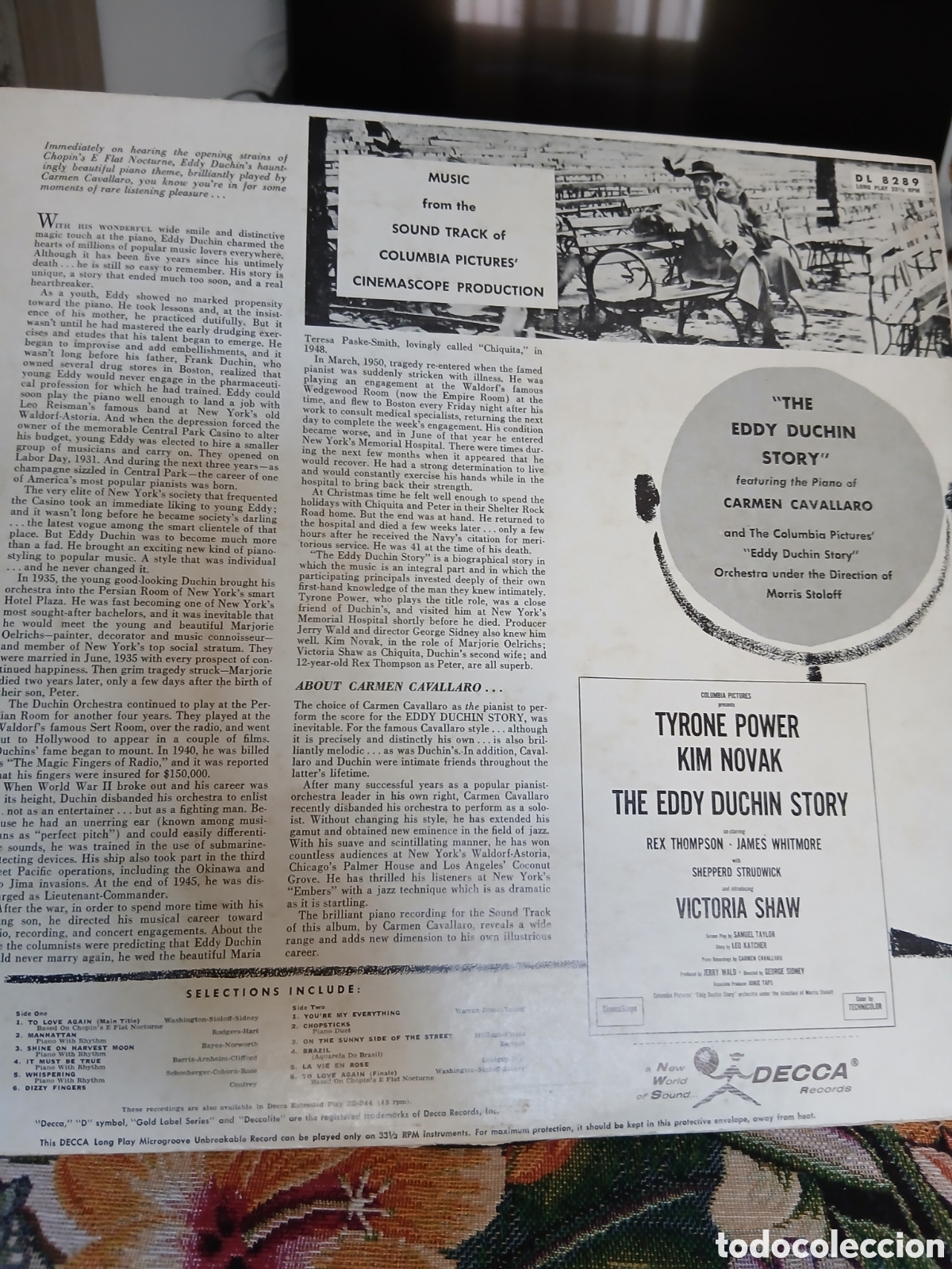 Discos de vinilo: Disco Lp Vinilo Eddy Duchin - Foto 2