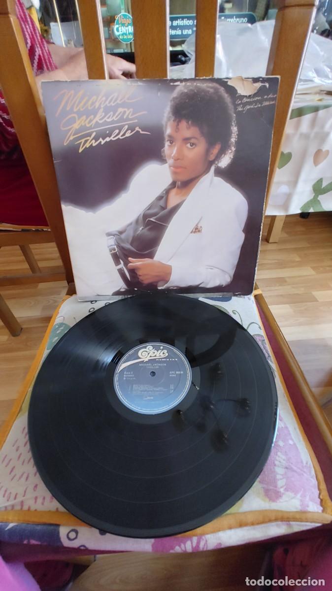 Discos de vinilo: MICHAEL JACKSON-LP THRILLER-SPAI 1982-GATEFOLD-VER FOTOS