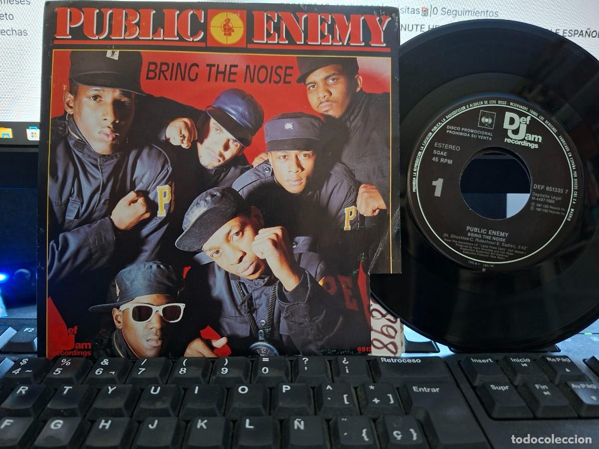 Discos de vinilo: PUBLIC ENEMY - BRING THE NOISE - SINGLE DE VINILO - RAP - C- 37