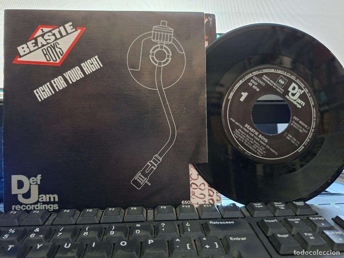 Discos de vinilo: BEASTIE BOYS - FIGHT FOR YOUR RIGHT - SINGLE DE VINILO - RAP - C- 37