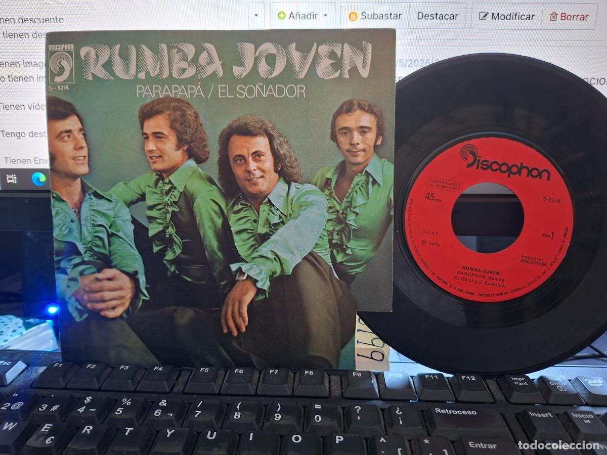 Discos de vinilo: RUMBA JOVEN - PARAPAPA - SINGLE DE VINILO - C- 37 - Foto 1