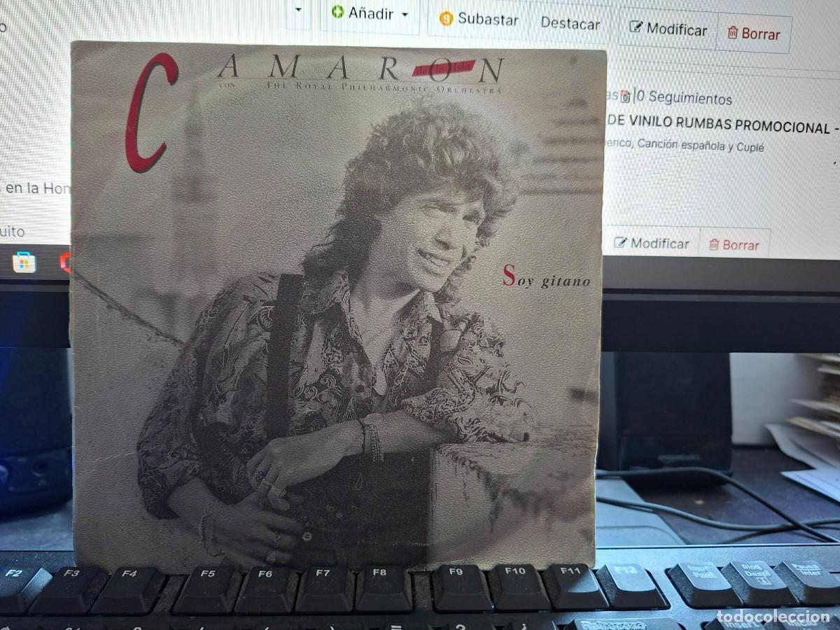 Discos de vinilo: CAMARON DE LA ISLA - SOY GITANO - SINGLE DE VINILO - C- 37