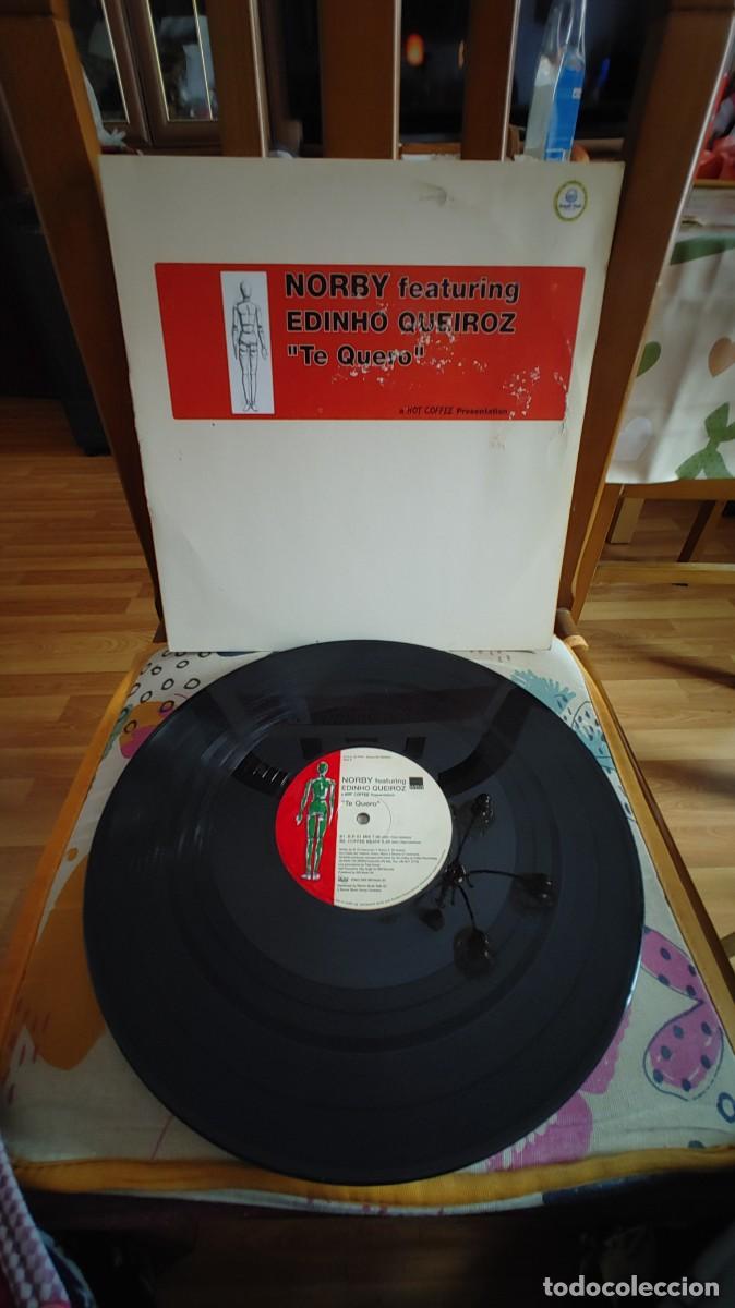 Discos de vinilo: NORBY FEATURING EDINHO QUEIROZ-MAXI TE QUERO