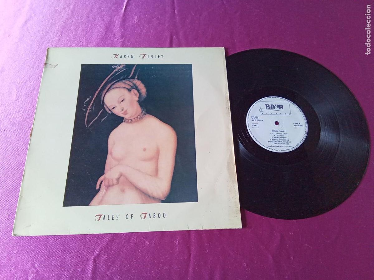 Discos de vinilo: KAREN FINLEY TALES OF TABOO 1987 LP L32 4 2