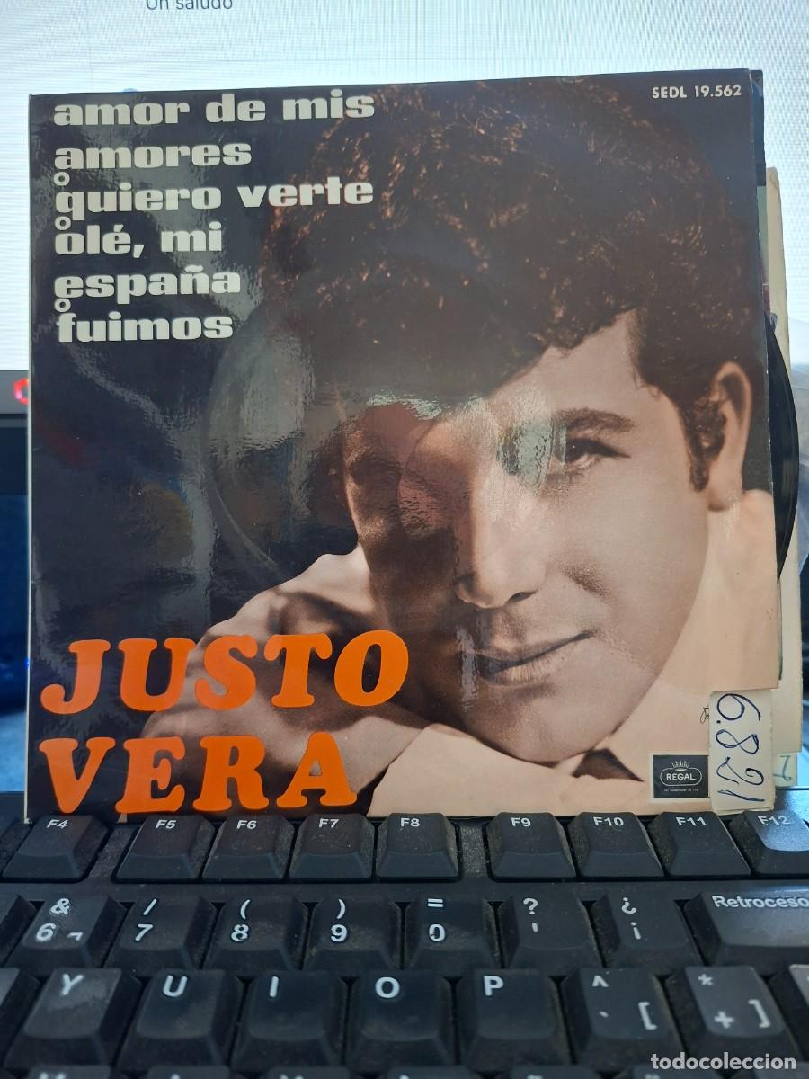 Discos de vinilo: JUSTO VERA - AMOR DE MIS AMORES - EP DE VINILO