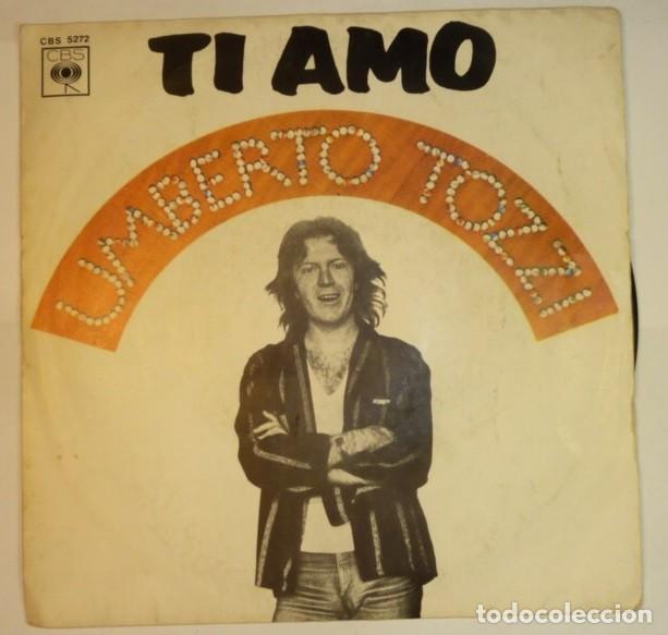 Discos de vinilo: UMBERTO TOZZI // TI AMO // MADE IN FRANCE // 1977 // SINGLE
