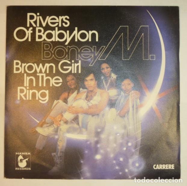 Discos de vinilo: BONEY M. // RIVERS OF BABYLON //MADE IN FRANCE // 1973 // SINGLE