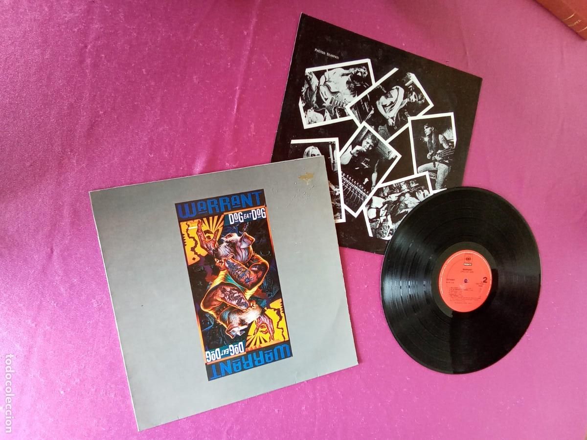 Discos de vinilo: WARRANT DOG EAT DOG HOLLYWOOD 1992 LP L32 4 2