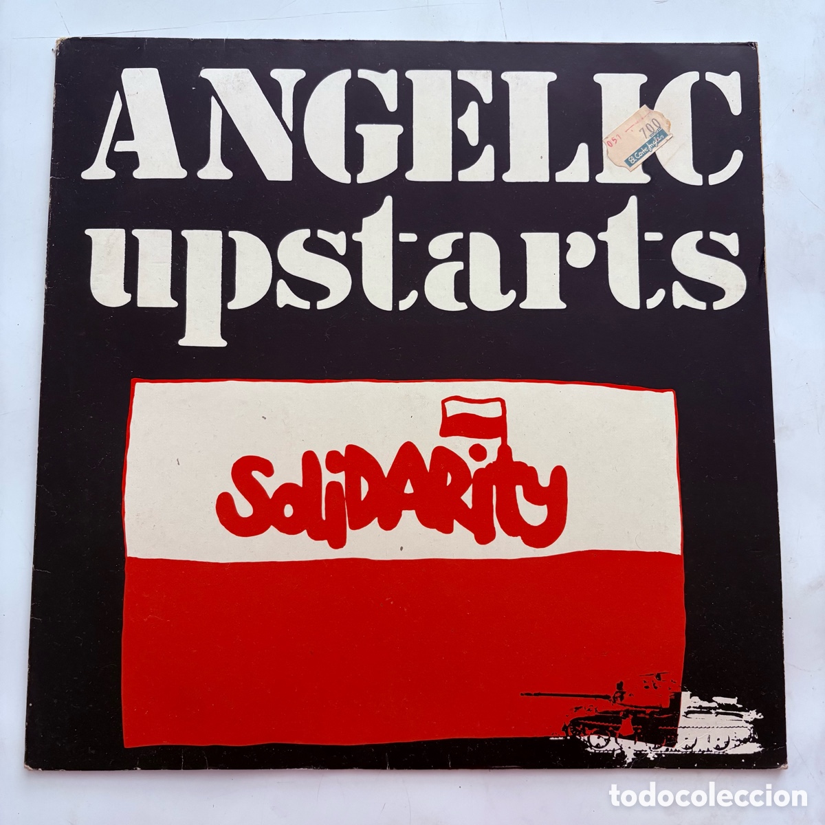Discos de vinilo: maxi 12'' Angelic Upstarts &lrm;&ndash; Solidarity edicion espa&ntilde;ola de 1985
