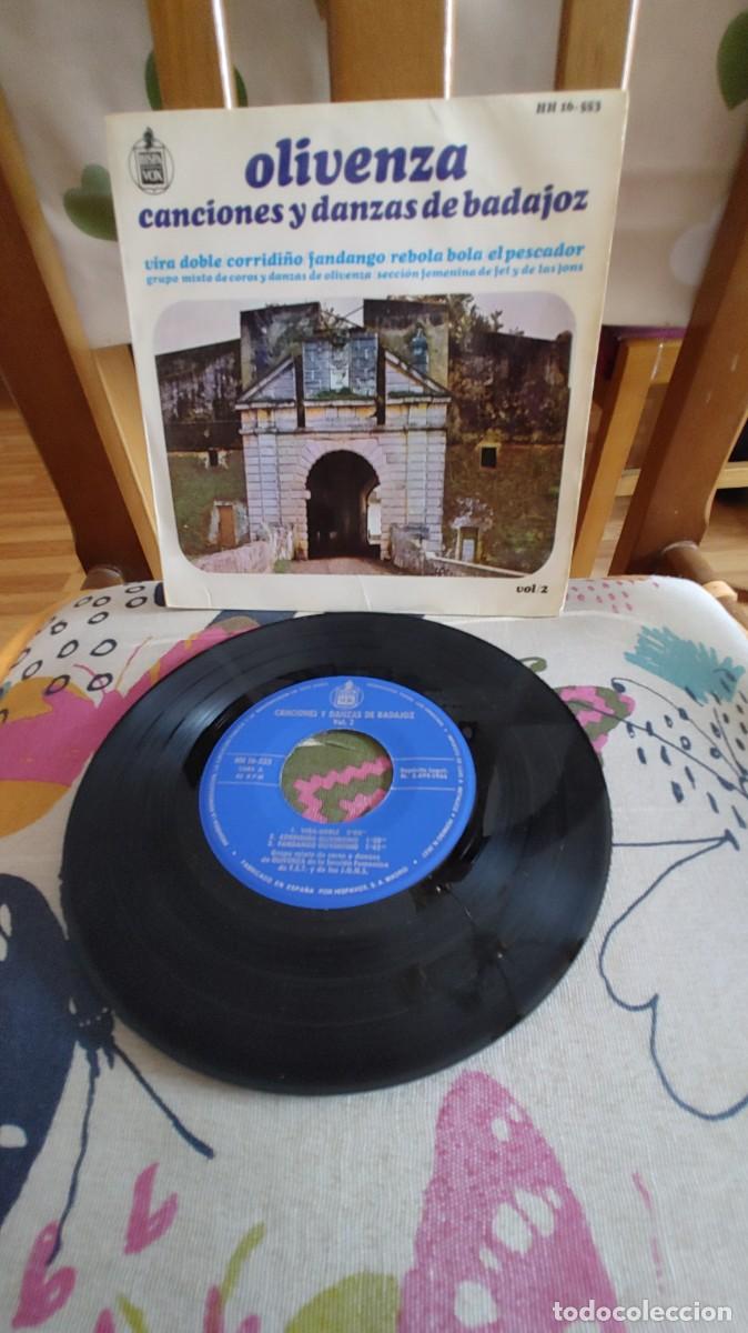 Discos de vinilo: OLIVENZA-EP CANCIONES Y DANZAS DE BADAJOZ