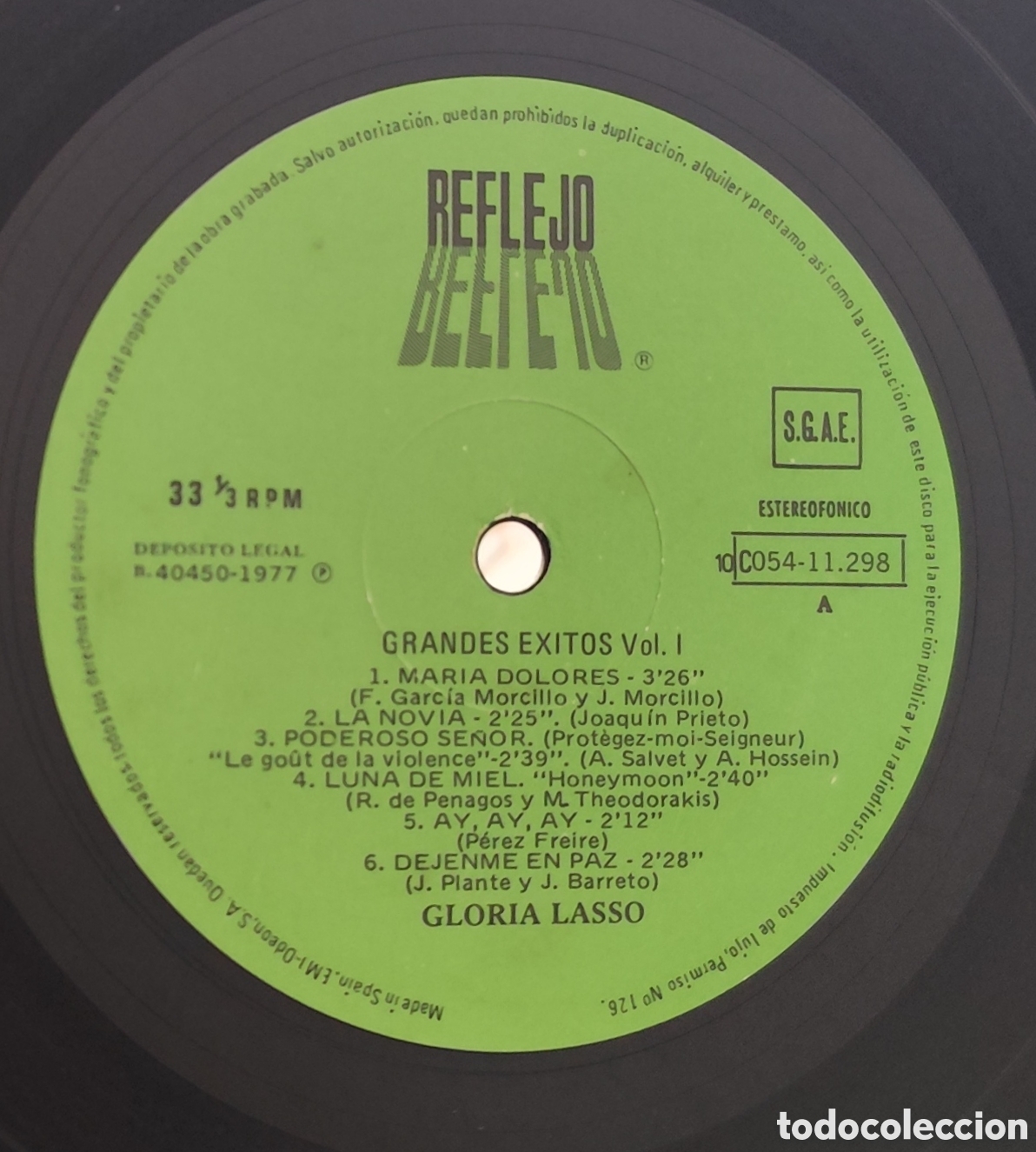 Discos de vinilo: GLORIA LASSO - GRANDES EXITOS - Foto 2