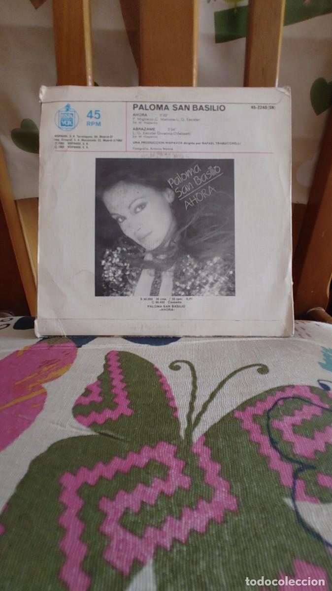 Discos de vinilo: PALOMA SAN BASILIO-SINGLE AHORA - Foto 2